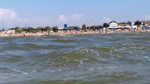 Город Ейск. Пляж каменка