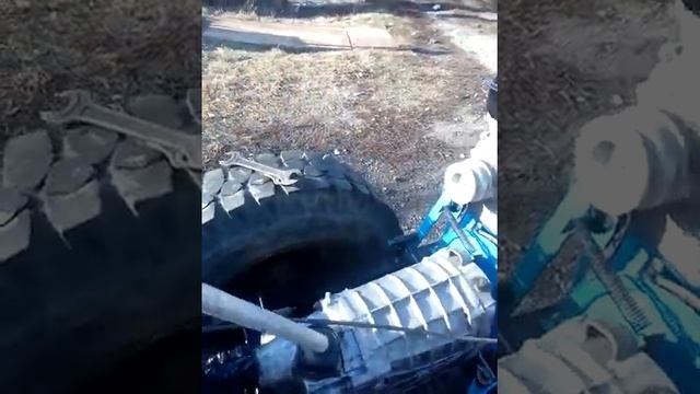 Мотоблок своими руками с разблокировкой колес. смотреть онлайн