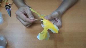 How to make paper model Rosy-faced Lovebird