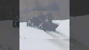 вездеход КОСАЧ, пробный выезд