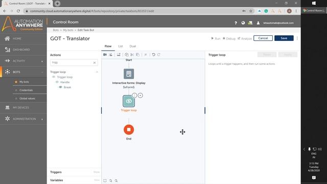 Automation Anywhere A360 || Interactive Forms смотреть онлайн