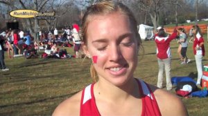 2010 NCAA D1 Great Lakes XC Regional - Emily Sisson Interview