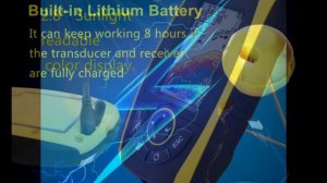 Phiradar wireless fish finder FF268W