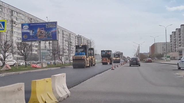 Ремонт Октябрьского проспекта в Череповце смотреть онлайн