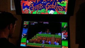 Ghosts 'n Goblins на игровом автомате и треним Makaimura на Famicom!
