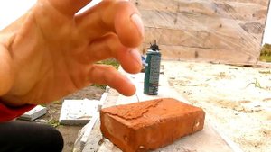 приклеиваем ЭППС на клей пену к фундаменту / тест клей пены