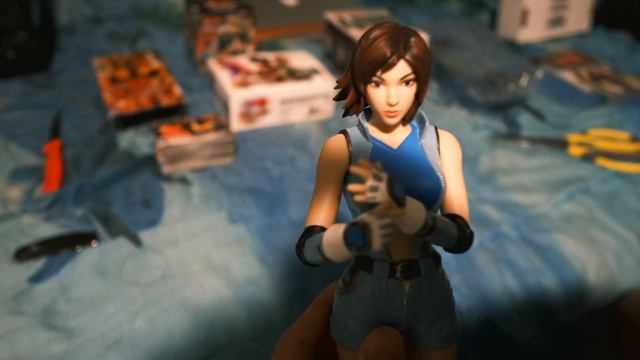 TEKKEN 5 ASUKA KAZAMA FIGURE VINTAGE  UNBOX FIGURE RARE 16 PVC