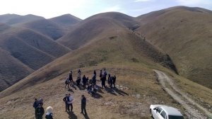 Восхождение на пик Гагарина ко дню 100 летия Буйнакского района Верхний Каранай, учителя школа