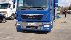Man TGL (2005+) Хром накладки переднего бампера металл нержавейка