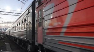 2ЭС4К-138 с поездом № 147С Мурманск - Адлер прибывает на станцию Адлер.