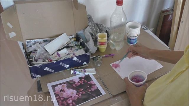Акриловые краски для аэрографа Разведение цвета | Художник Наталья Боброва