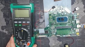 Acer Aspire 3 A315-56 включается и сразу выключается/ремонт цепи питания