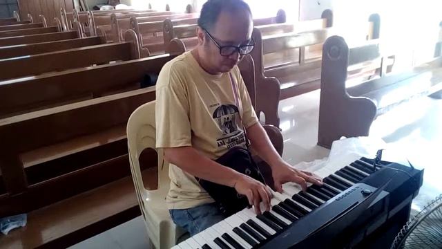 The Christmas Song my rendition on casio CDP 120 88 weighted keys смотреть онлайн