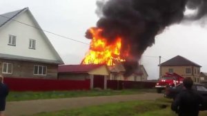 Видео пожара в Онохино автор Сергей Парамонов/vsemetri.com