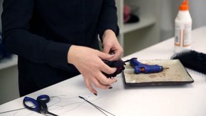 Вечерняя шляпка с цветами из шёлка и вуалью.  Как сделать шляпку с нуля. Diy hat