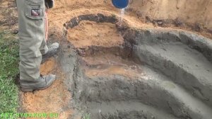 Декоративный пруд своими руками для карпов - 2.