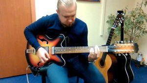 Электрогитара Мария 12-струнная - Завод народных музыкальных инструментов им. Луначарского