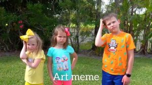 Nastya, Katya and Max play together Drawing meme | Like Nastya #like_nastya #drawingmeme #nastya