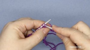 139 Узоры спицами двухсторонний для шарфа Светлана СК