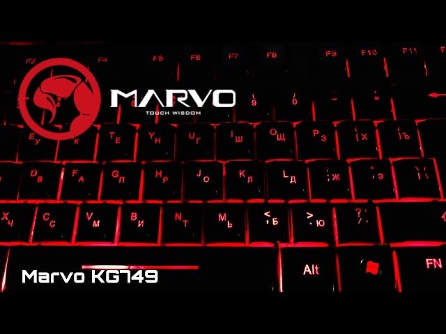 Marvo KG749 – обзор игровой клавиатуры