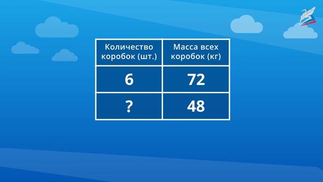 Задачи на нахождение четвертого пропорционального