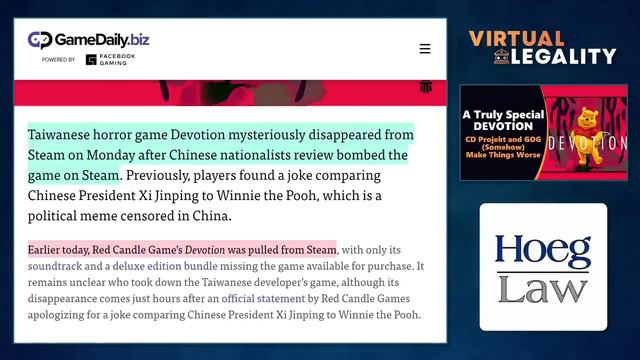 A Devotion...to China? The Missteps of CD Projekt, Cyberpunk, and GOG (VL372) смотреть онлайн