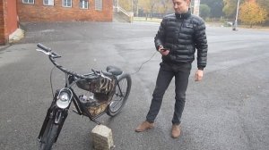 ЭЛЕКТРО ВЕЛОСИПЕД СВОИМИ РУКАМИ, РЕТРО ВЕЛОСИПЕД 26 Bike , электро мотоцикл, Custom Bike, VINTAGE
