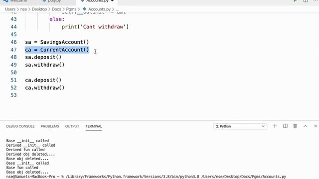 09 | OOP in Python | Polymorphism | Method Overriding | Abstract Class & Abstract Method