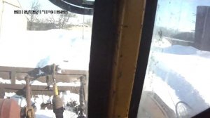 К-700А. Расчистка снега.