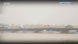 Амударё устида Хоразмни Қорақалпоғистон билан боғлайдиган кўприк қурилиши