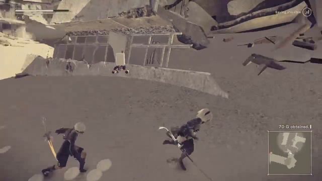 NieR: Automata let's play | part 3 | Merry Christmas!! смотреть онлайн