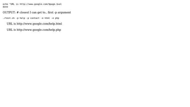 Bash - how to expand variable when using case switches смотреть онлайн