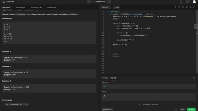 LeetCode 168 - Excel Sheet Column Title: A Microsoft Journey смотреть онлайн