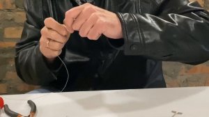 Простой монтаж снасти на сома своими руками.