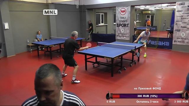 1/8 Вербицкий Д. (738) - Новиков И. (525) ПРИЗОВОЙ турнир по настольному теннису 05.10 смотреть онлайн