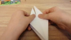 Оригами рак из бумаги