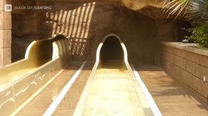 Atlantis The Palm - AquaLoop "Poseidon's Revenge" right | Loopingrutsche Onride POV