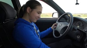 Первый раз за рулём Ваза...