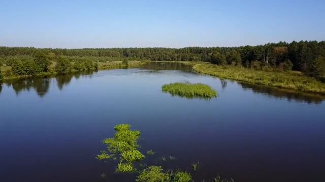 Беларусь.Сморгонь.Река Вилия.видеосъёмка с квадрокоптера ¥