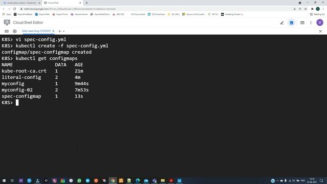K06 Kubernetes in Tamil - ConfigMaps, Creation CLI and Spec File, Usage & Mount as Volumes