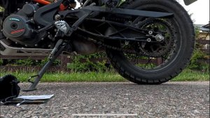 Натяжка цепи на KTM 390 Adventure