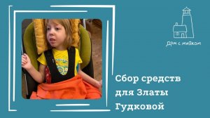 Открываем сбор средств для Гудковой Златы