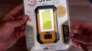 Распаковка фонаря ЭРА