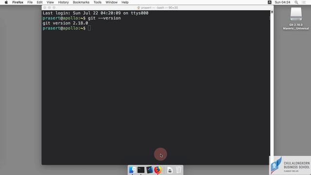 สอน git เบื้องต้น: การติดตั้ง git บน macOS смотреть онлайн