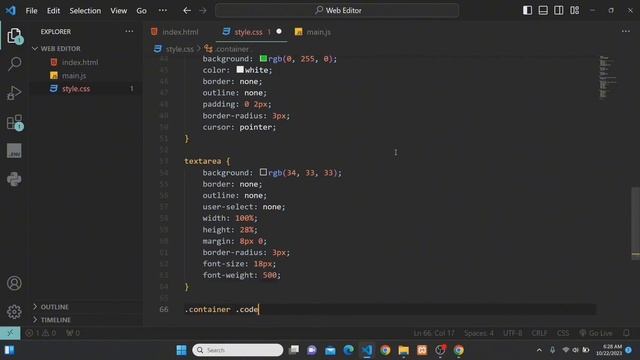 HTML CSS Javascript Code Editor | CodePen Clone | Javascript Project For Beginners