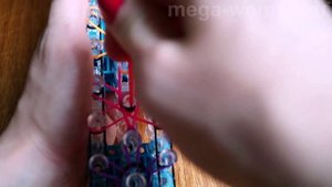 Браслеты из резинок. Браслет из резинок "Звездочка" на станке