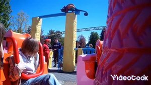 Диво Остров, катаемся на аттракционах