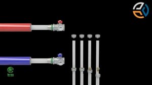 Монтаж распределительного коллектора  Модель 220АТТ с дебитомерами на 7 колец