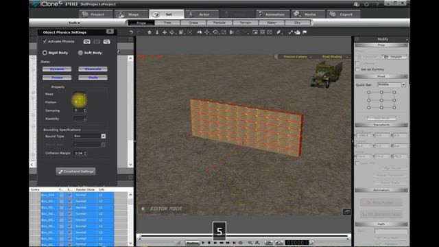 Как работают законы физики в программе iClone Часть 1 смотреть онлайн