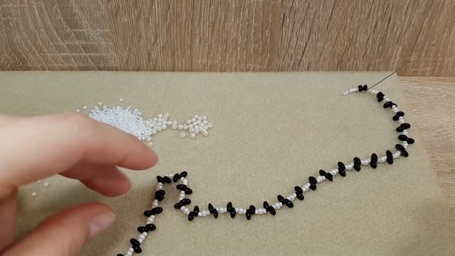 Браслет из бисера. Колье из бисера.Цепочка из бисера.Мастер класс от Натали Амаполы. Бисероплетение